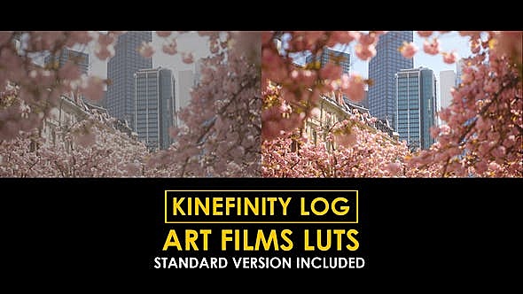 调色LUT-15组艺术胶片质感风格709标准颜色还原调色预设-Kinefinity Log Art Films and Standard Color LUTs